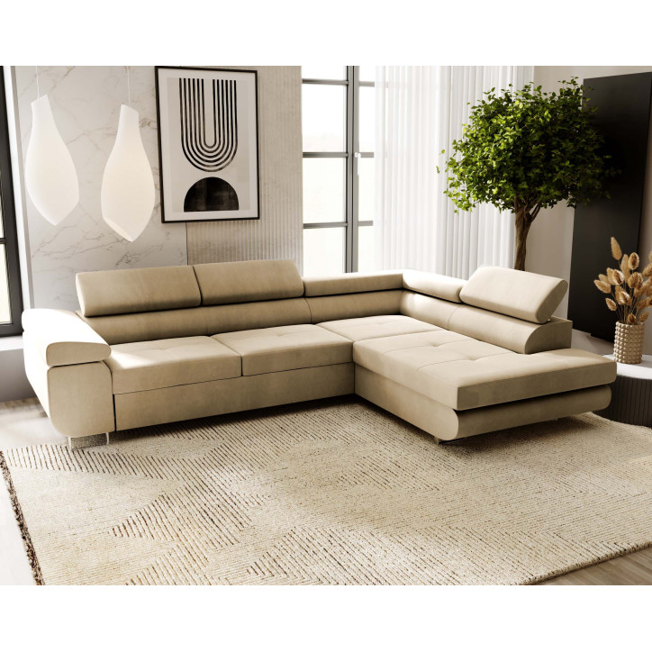 Ecksofa VENUS – modernes L-förmiges Sofa mit Schlaffunktion Ecksofa VENUS – modernes L-förmiges Sofa mit Schlaffunktion