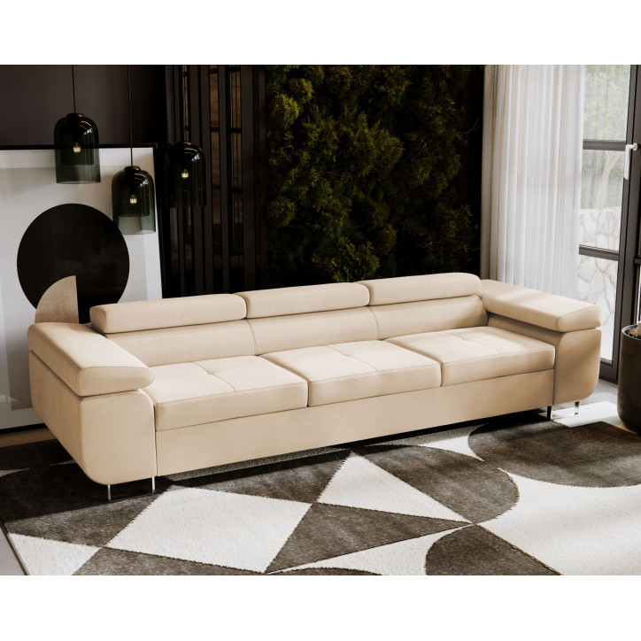 VENUS 3 Sofa – Ausziehsofa mit Bettkasten und verstellbaren Kopfstützen VENUS 3 Sofa – Ausziehsofa mit Bettkasten und verstellbaren Kopfstützen