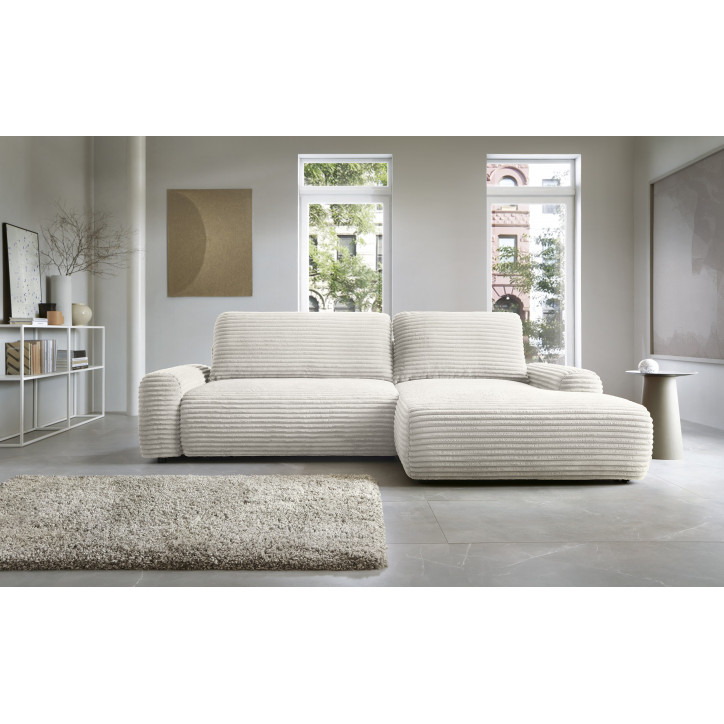 Ecksofa MOUNIR – Cord Sofa mit Schlaffunktion und Bettkasten Ecksofa MOUNIR – Cord Sofa mit Schlaffunktion und Bettkasten