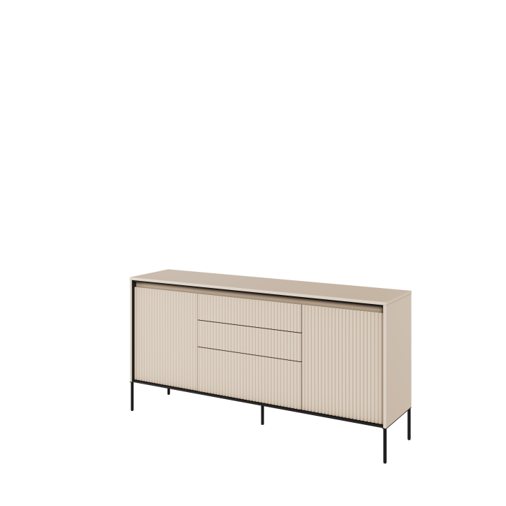 TREND Kommode aus Holz – Grau, Weiß, Beige & Schwarz mit Schubladen TREND Kommode aus Holz – Grau, Weiß, Beige & Schwarz mit Schubladen