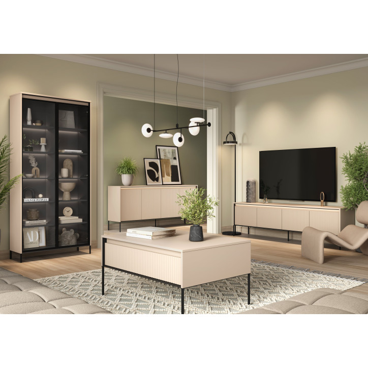 TREND TR-04 Kommode – Elegantes Design, LED-Beleuchtung, Perfekt für Flur TREND TR-04 Kommode – Elegantes Design, LED-Beleuchtung, Perfekt für Flur