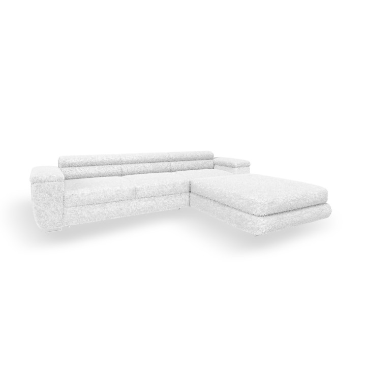 Ecksofa VENUS BONJOUR – Bouclé, Schlaffunktion, Bettkasten, verstellbare Kopfstützen Ecksofa VENUS BONJOUR – Bouclé, Schlaffunktion, Bettkasten, verstellbare Kopfstützen