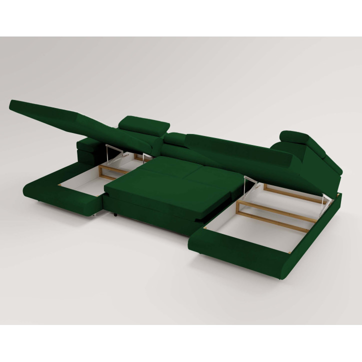 U Sofa mit Schlaffunktion VENUS U - Ecksofa mit Schlaffunktion und Bettkasten U Sofa mit Schlaffunktion VENUS U - Ecksofa mit Schlaffunktion und Bettkasten