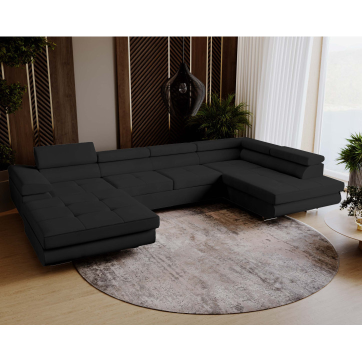 U Sofa mit Schlaffunktion VENUS U - Ecksofa mit Schlaffunktion und Bettkasten U Sofa mit Schlaffunktion VENUS U - Ecksofa mit Schlaffunktion und Bettkasten