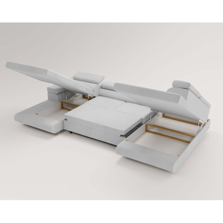U Sofa mit Schlaffunktion VENUS U - Ecksofa mit Schlaffunktion und Bettkasten U Sofa mit Schlaffunktion VENUS U - Ecksofa mit Schlaffunktion und Bettkasten